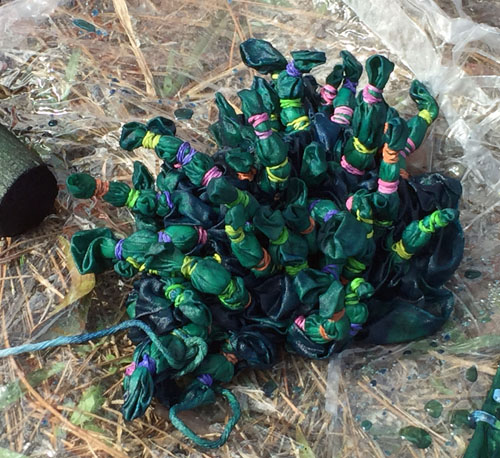 It was a good day to dye. Ellen Lindner, AdventureQuilter.com/blog