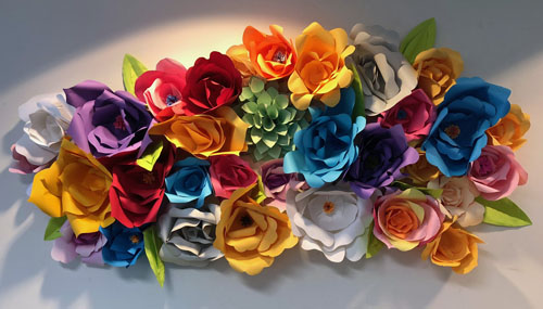 Fragrant-Free Flowers. Ellen Lindner, AdventureQuilter.com/blog