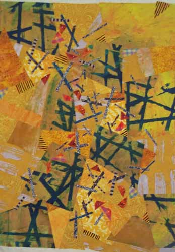 Leaf Quilt Complete - Maybe. Ellen Lindner, AdventureQuilter.com