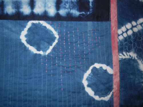 Composing with Indigo. Ellen Lindner, AdventureQuilter.com/blog