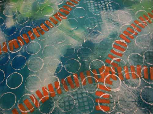 Painting Fabric: Not as Easy as I Thought. Ellen Lindner, AdventureQuilter.com/blog