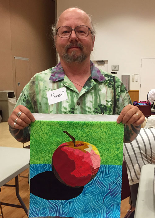 Apples in Port St. Lucie. Ellen Lindner, AdventureQuilter.com/blog