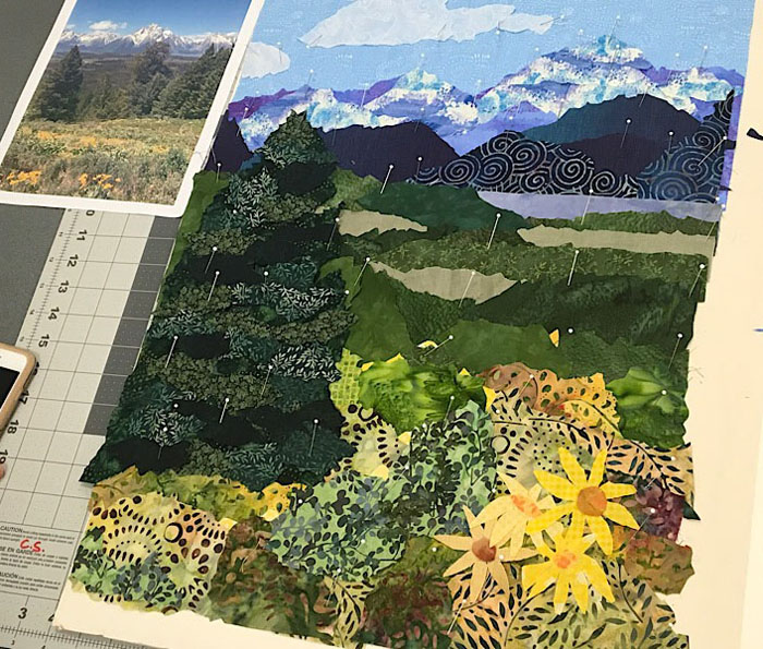 Designing in Houston. Ellen Lindner, AdventureQuilter.com/blog