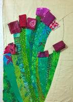 Starting a new "Grassy" Quilt. Ellen Lindner, AdventureQuilter.com/blog
