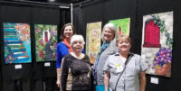 Dirty Dozen Fiber Artists Exhibit in Tampa. Ellen Lindner, AdventureQuilter.com/blog