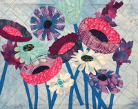 Floral Improv in Peachtree City, GA. Ellen Lindner, AdventureQuilter.com/blog