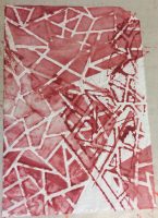 Overdyes and dirty prints. Ellen Lindner, AdventureQuilter.com/blog