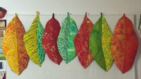 Eight Leaves Later. Ellen Lindner, AdventureQuilter.com/blog