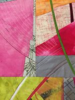 Improv Quilt Nearly Complete. Ellen Lindner, AdventureQuilter.com/blog