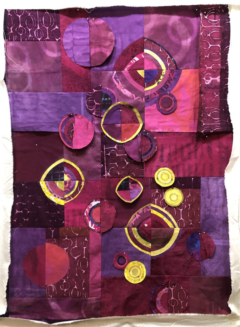 An Exercise in Composition. Ellen Lindner, AdventureQuilter.com/blog