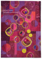 Beet Salad, an art quilt by Ellen Lindner. AdventureQuilter.com