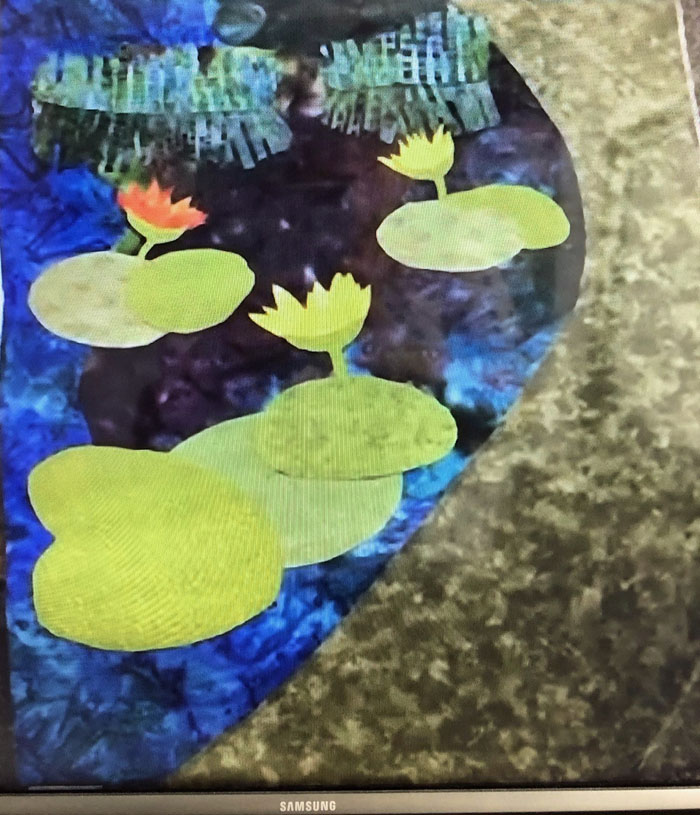 "Design Your Own Nature Quilt" near Chicago. A class with Ellen Lindner, AdventureQuilter.com