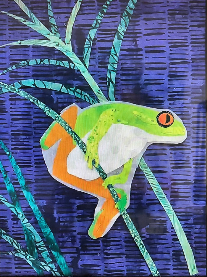 "Design Your Own Nature Quilt" near Chicago. A class with Ellen Lindner, AdventureQuilter.com