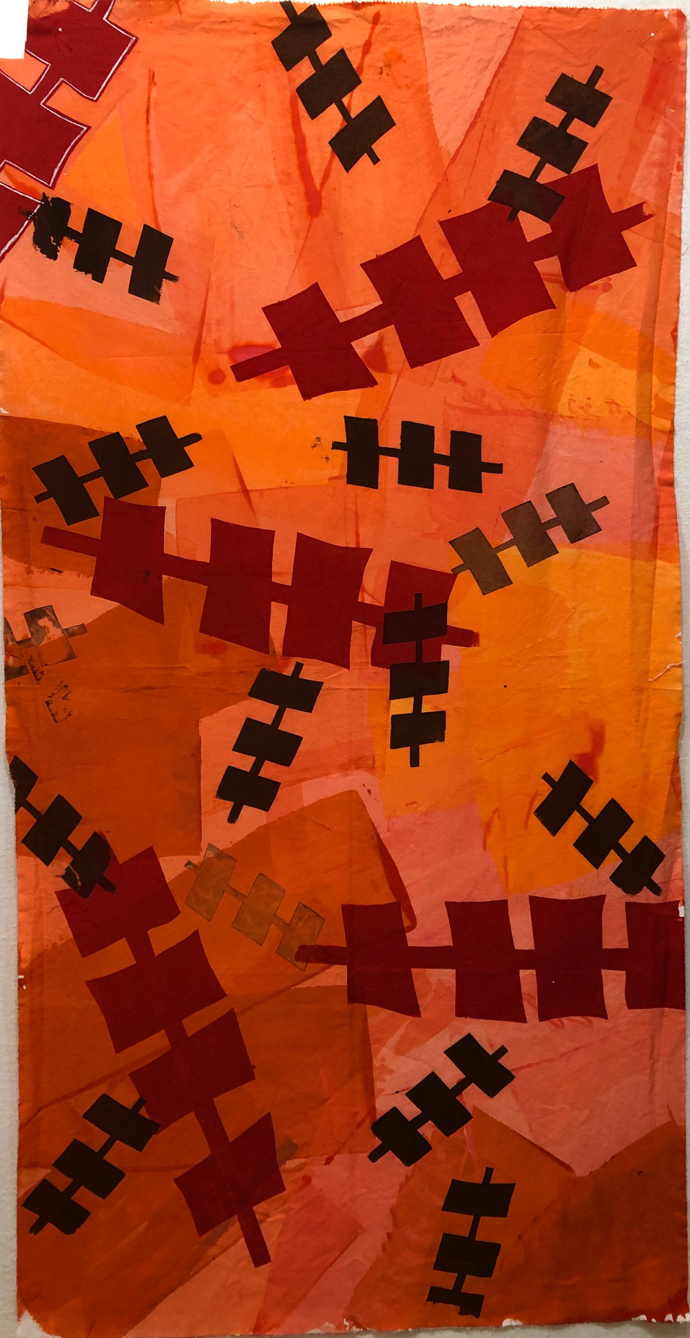 Dyeing: How 'Bout Some Orange? Ellen Lindner, AdventureQuilter.com/blog