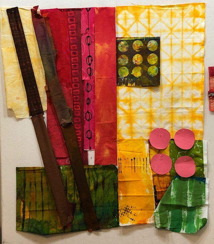 Fabric Dictates the Design. Ellen Lindner, AdventureQuilter.com/blog