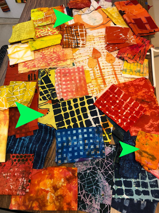 Working with Dwindling Fabrics, Ellen Lindner, AdventureQuilter.com/blog