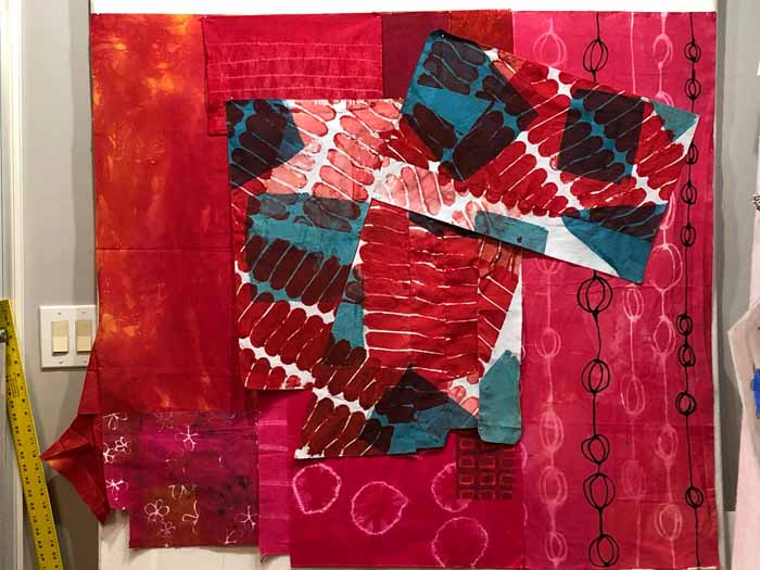 Tackling That Red Fabric – Adventure Quilter