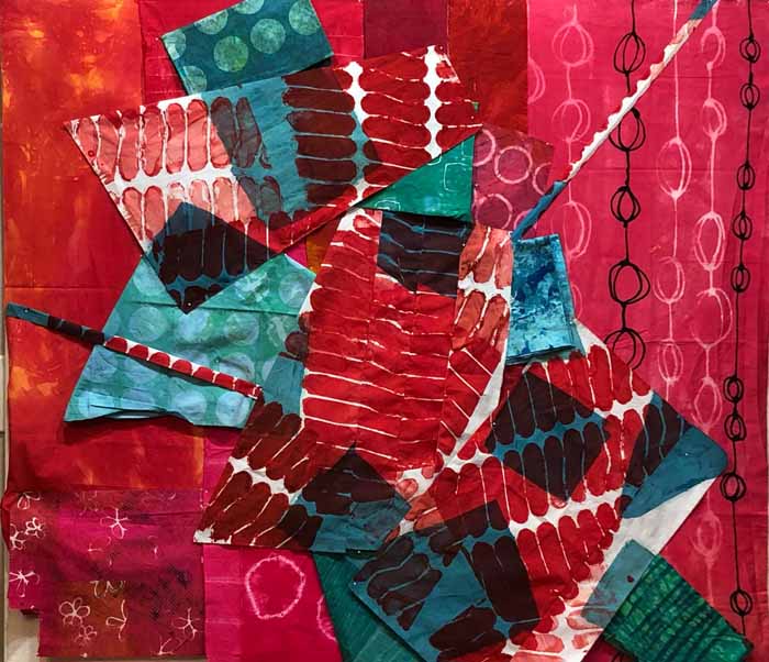 Tackling That Red Fabric – Adventure Quilter