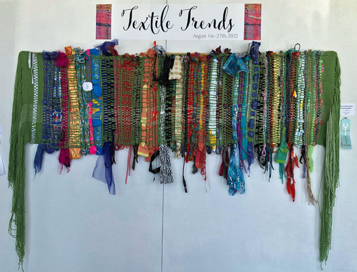 "Textile Trends" in Melbourne, FL. Ellen Lindner, AdventureQuilter.com/blog