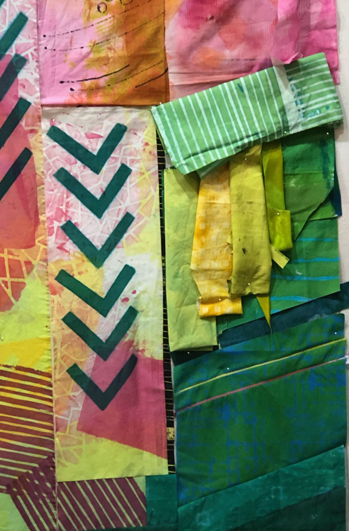 Dyed Whole Cloth. Ellen Lindner, AdventureQuilter.com/blog