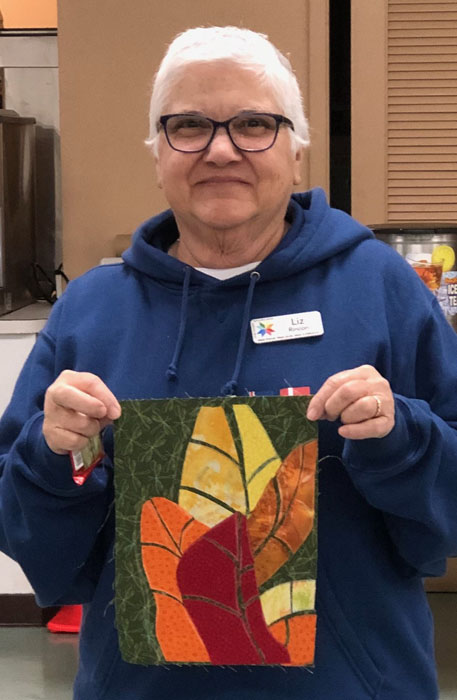 Love It and Leaf It in Tavares, FL. Class taught by Ellen Lindner, AdventureQuilter.com/blog