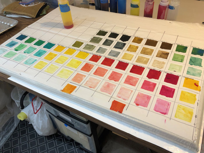 Dying Again. Getting to Know Tangerine. Ellen Lindner, AdventureQuilter.com/blog