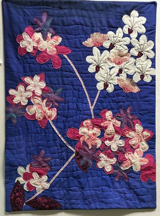 Empty Spools: Alex, Terry, and Katie. Ellen Lindner, AdventureQuilter.com/blog