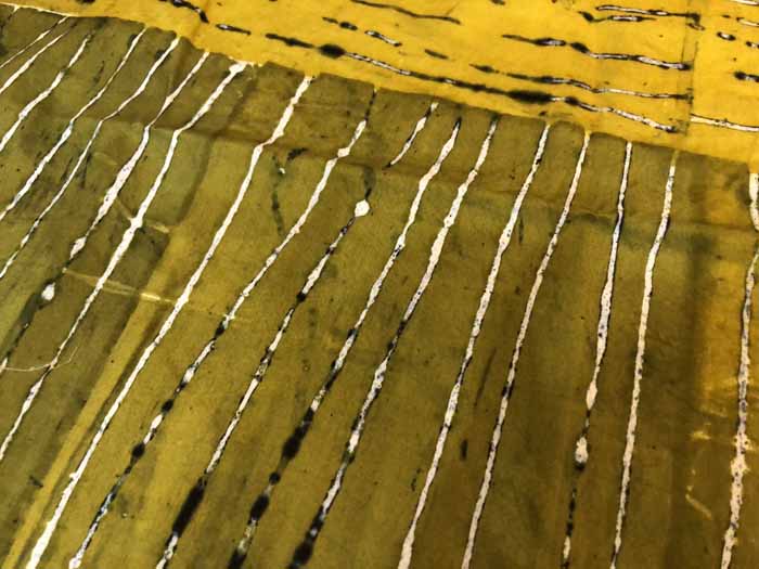 Dying Again. Ellen Lindner's fun dying fabric. AdventureQuilter.com/blog