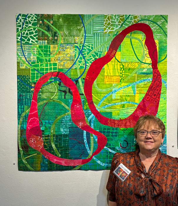 Opening Reception: "Fabric, Dye, & Serendipity." Ellen Lindner, AdventureQuilter.com/blog