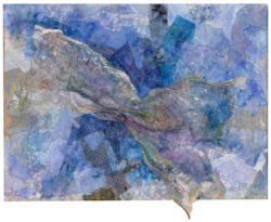 Made in "Sticky Fingers" class taught by Ellen Lindner. AdventureQuilter.com