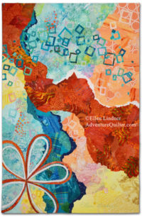Second Thoughts Second Thoughts, an art quilt by Ellen Lindner. AdventureQuilter.com