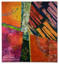 Segue Into Summer Seque Into Summer, an art quilt by Ellen Lindner. AdventureQuilter.com