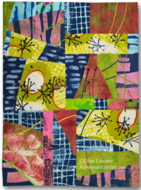 Bounty Down Under, an art quilt by Ellen Lindner. AdventureQuilter.com/blog