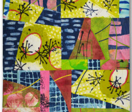 Bounty Down Under, an art quilt by Ellen Lindner. AdventureQuilter.com/blog