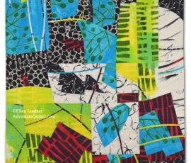 A Little Bit Tart, an art quilt by Ellen Lindner, AdventureQuilter.com