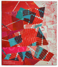 Adrenaline Rush Adrenaline Rush, an art quilt by Ellen Lindner. AdventureQuilter.com