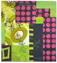 I'll Bring the Kiwi I'll Bring the Kiwi, an art quilt by Ellen Lindner. AdventureQuilter.com/blog