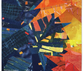 Heat Wave, an art quilt by Ellen Lindner, AdventureQuilter.com